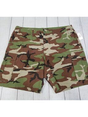 Lucky Brand Camo Cargo Shorts Mens Size 42